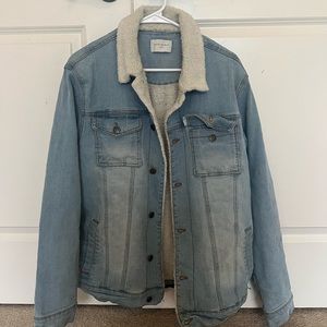SAINT Denim Sherpa Jacket.